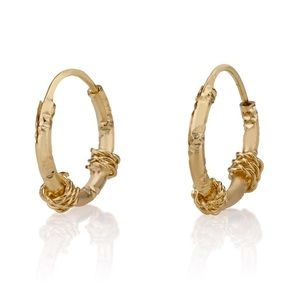 Delilah Gypsy hoop earrings by Mango Tree